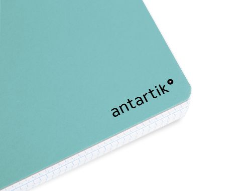 Caderno espiral liderpapel din a4 antartik capa dura 80 f 100 gr quadricula 5 mm com margem cor menta ,  , 7817 , 8423473078178